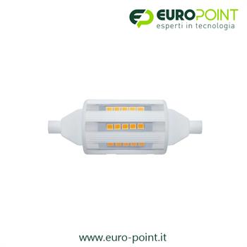 LAMPADA R7S LED BIANCO CALDO 9W 900LM 78mm Ø29mm