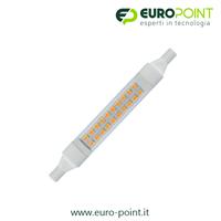 LAMPADA R7S LED BIANCO NATURALE 9W 118mm Ø15mm