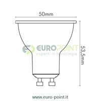 LAMPADA SPOT LED 7W 230V GU10 BIANCO CALDO