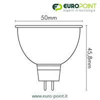 LAMPADA SPOT LED 7W 12V GU5,3 BIANCO NATURALE