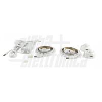 KIT NASTRO LED 2X1.2M BEDLIGHT CON SENSORE PIR LUCE CALDA