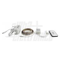 KIT NASTRO LED 2.5M 9.6W/M BIANCO CALDO DIMMERABILE