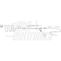 KIT NASTRO LED 2.5M 9.6W/M COLORE SELEZIONABILE DIMMERABILE