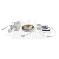 KIT NASTRO LED 2.5M 7.2W/M RGB CON TELECOMANDO IR