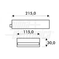 ALIMENTATORE PER LED 24V 8.8A 200W 115/230VAC