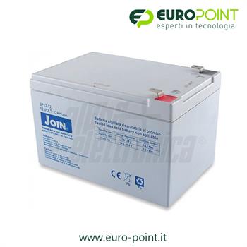 BATTERIA RICARICABILE AL PIOMBO 12V 12Ah CICLICHE AGM