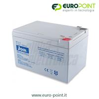 BATTERIA RICARICABILE AL PIOMBO 12V 12Ah CICLICHE AGM