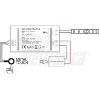 INTERRUTTORE DIMMER METAL-TOUCH 12/24/36Vdc 8A