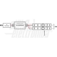 DIMMER MONOCOLORE 12/24Vdc 4A - CON TELECOMANDO RF