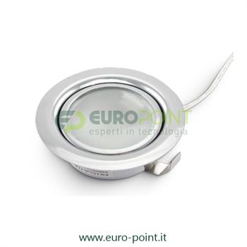 SUPPORTO BIANCO DA INCASSO PER LAMPADE LED G4