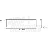 PANNELLO LED 30x120 cm 40W TRIWHITE BIANCO SELEZIONABILE