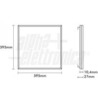 PANNELLO LED 60x60 cm 40W TRIWHITE BIANCO SELEZIONABILE