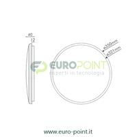 PLAFONIERA LED 25W - ø300mm - TRIwhite BIANCO SELEZIONABILE