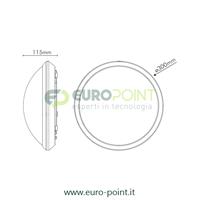 PLAFONIERA LED 16W ø300mm CON SENSORE DI MOVIMENTO INTEGRATO