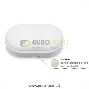 PLAFONIERA LED OVALE 14W - BIANCO CALDO
