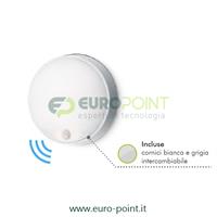 PLAFONIERA LED ROTONDA 14W BIANCO CALDO SENSORE MOVIMENTO