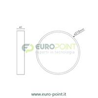 PLAFONIERA LED ROTONDA 20W BIANCO CALDO ø210mm