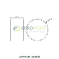 PLAFONIERA LED ROTONDA 12W BIANCO CALDO ø120mm