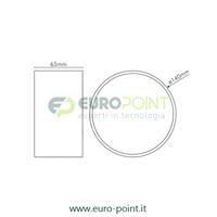 PLAFONIERA LED ROTONDA 18W BIANCO CALDO ø140mm