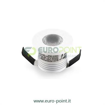 FARETTO LED DA INCASSO 2,5W TONDO - BIANCO - BIANCO CALDO