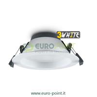 FARETTO LED DA INCASSO 14W TRIwhite BIANCO SELEZIONABILE