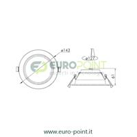 FARETTO LED DA INCASSO 14W TRIwhite BIANCO SELEZIONABILE