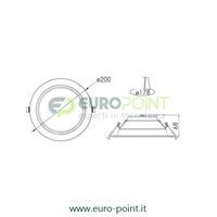 FARETTO LED DA INCASSO 20W TRIwhite BIANCO SELEZIONABILE