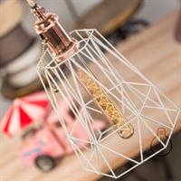 LAMPADA TUBOLARE AMBRATA CON FILAMENTO IN CARBONIO A VORTICE