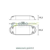 KIT CIELO STELLATO 30 LED SILVER LUCE BLU + ALIMENTATORE