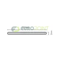 PROFILO 2m DI ALLUMINIO PIATTO