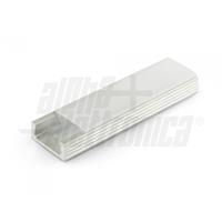 PROFILO 2m SOTTILE IN ALLUMINIO CON COPERTURA OPACA