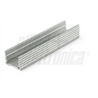 PROFILO 2m DI ALLUMINIO  H:13mm LARG:18,4mm