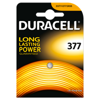 BATTERIA A BOTTONE 376/377 OSSIDO DI ARGENTO DURACELL