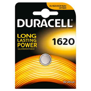 BATTERIA A BOTTONE 1620 AL LITIO - DURACELL