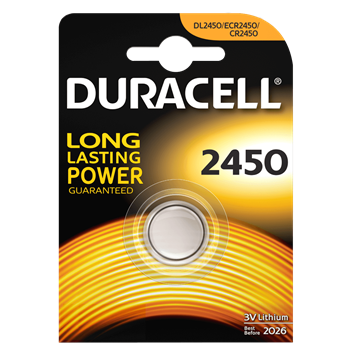 BATTERIA A BOTTONE 2450 AL LITIO - DURACELL