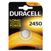 BATTERIA A BOTTONE 2450 AL LITIO - DURACELL