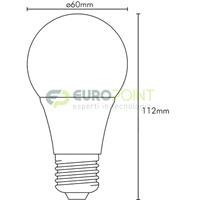 LAMPADA LED 12W 230V E27 BIANCO CALDO