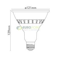 LAMPADA LED PAR38 20W 230V E27 BIANCO CALDO