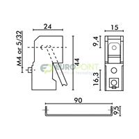 PORTALAMPADE R7S 118mm