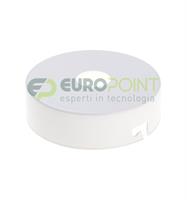 ROSONE IN METALLO Ø100mm BIANCO 1 FORO MULTIUSCITA