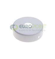 ROSONE IN METALLO Ø100mm BIANCO 1 FORO MULTIUSCITA