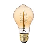 LAMPADA GOCCIA AMBRATA CON FILAMENTO IN CARBONIO VORTICE