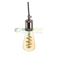 LAMPADA FILAMENTO LED DIMM. ST64 EDISON SPIRAL BIANCO CALDO