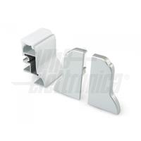 PROFILO ALLUMINIO ANODIZZATO COPERTURA PIANA 3m CON ACCESSOR