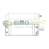 ALIMENTATORE TENSIONE COSTANTE 24V 320W SLIM PER LED