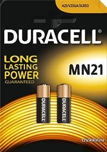 BLISTER 2PZ BATTERIE 12V MN21 DURACELL PER TELECOMANDI