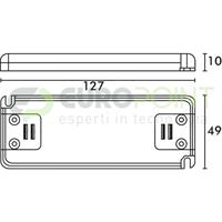 ALIMENTATORE PER LED A CORRENTE COSTANTE 12W 350mAh