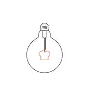 LAMPADA LED DIMMERABILE MASTERCHEF E27 - CAPPELLO DA CHEF