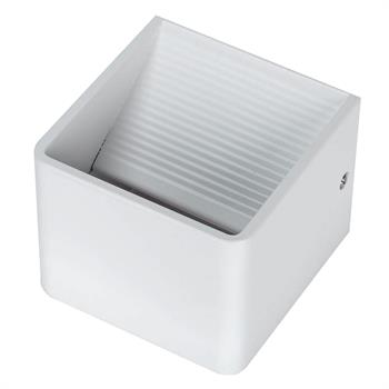 APPLIQUE DA PARETE A LED 6W BIANCO LACCATO - LUCE CALDA