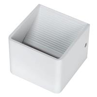 APPLIQUE DA PARETE A LED 6W BIANCO LACCATO - LUCE CALDA